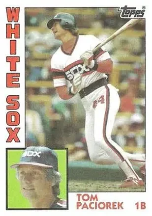 1984 Topps #777 - Tom Paciorek - Chicago White Sox