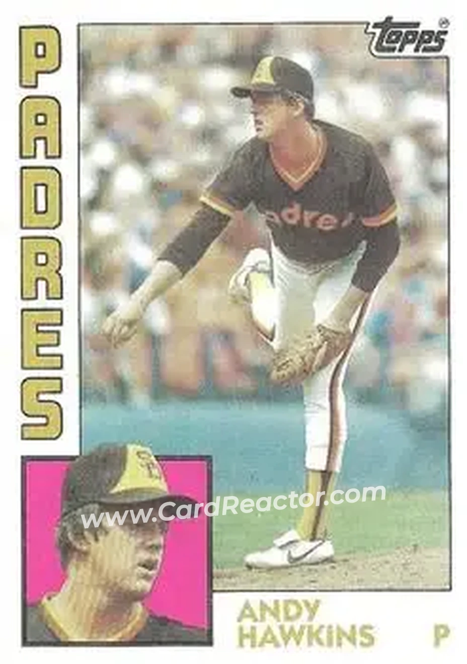 1984 Topps #778 - Andy Hawkins - San Diego Padres - Front 1984 Topps #778 - Andy Hawkins - San Diego Padres - Front