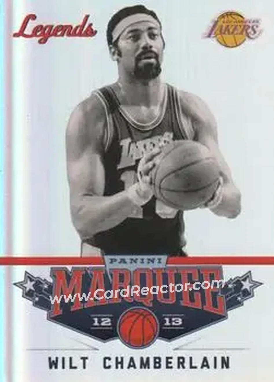 2012-13 Panini Marquee #102 - Wilt Chamberlain - Los Angeles Lakers - Front