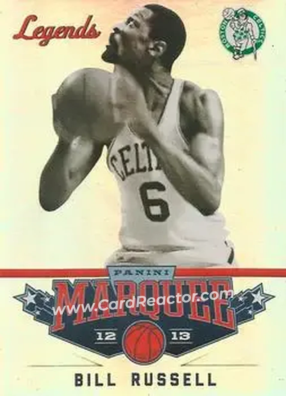 2012-13 Panini Marquee #103 - Bill Russell - Boston Celtics - Front