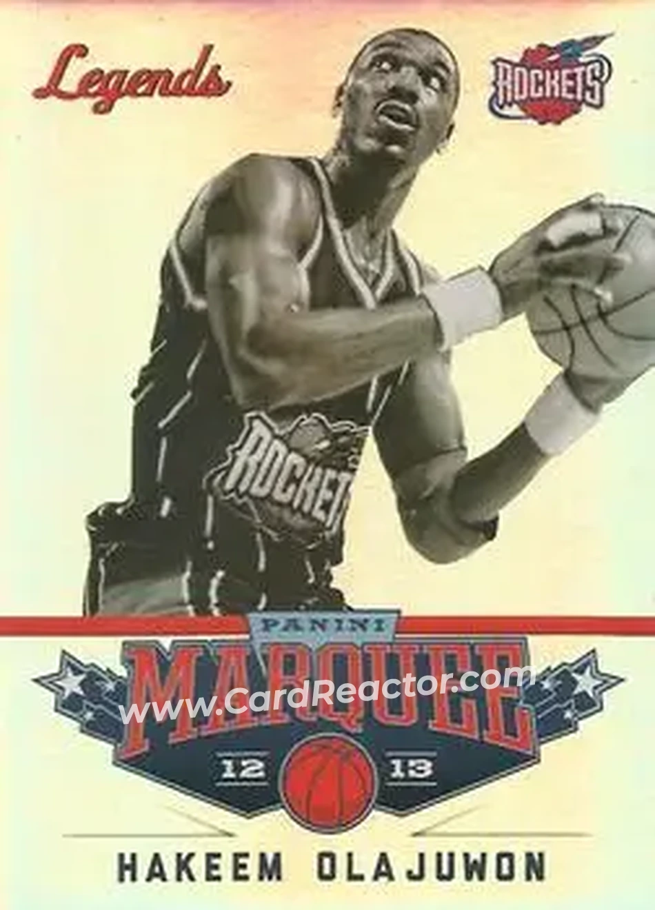 2012-13 Panini Marquee #113 - Hakeem Olajuwon - Houston Rockets - Front