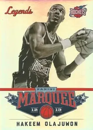 2012-13 Panini Marquee #113 - Hakeem Olajuwon - Houston Rockets