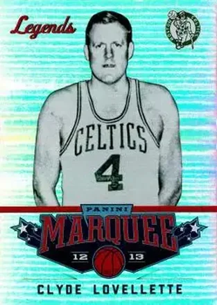 2012-13 Panini Marquee #118 - Clyde Lovellette - Boston Celtics 2012-13 Panini Marquee #118 - Clyde Lovellette - Boston Celtics