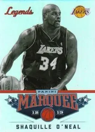 2012-13 Panini Marquee #120 - Shaquille O'Neal - Los Angeles Lakers