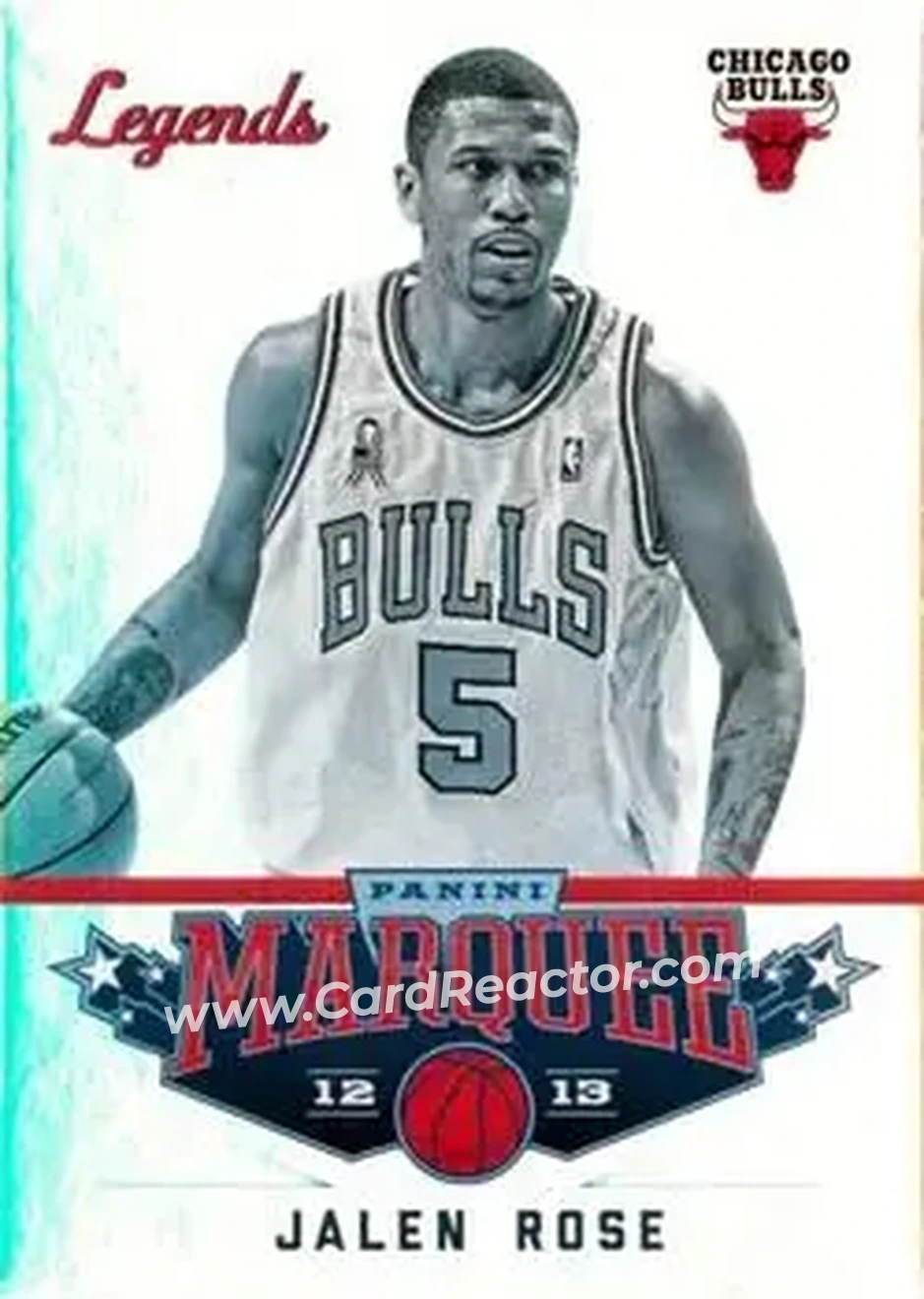 2012-13 Panini Marquee #122 - Jalen Rose - Chicago Bulls - Front