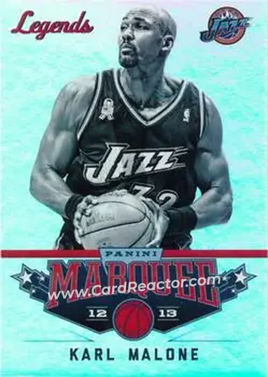 2012-13 Panini Marquee #124 - Karl Malone - Utah Jazz - Front 2012-13 Panini Marquee #124 - Karl Malone - Utah Jazz - Front