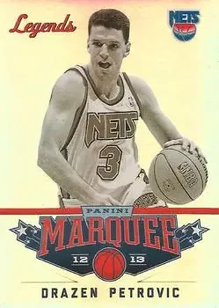 2012-13 Panini Marquee #125 - Dražen Petrović - New Jersey Nets