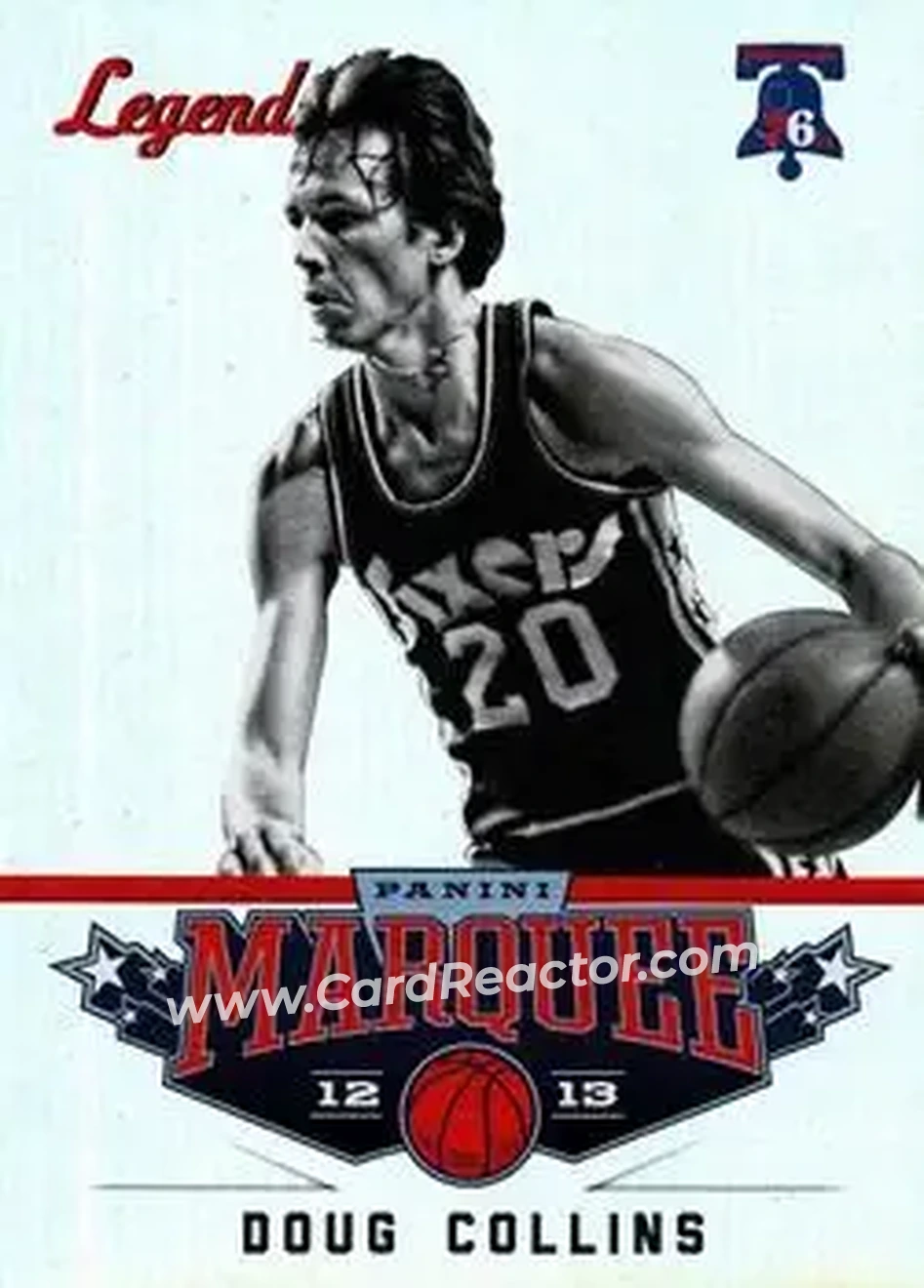 2012-13 Panini Marquee #128 - Doug Collins - Philadelphia 76ers - Front 2012-13 Panini Marquee #128 - Doug Collins - Philadelphia 76ers - Front