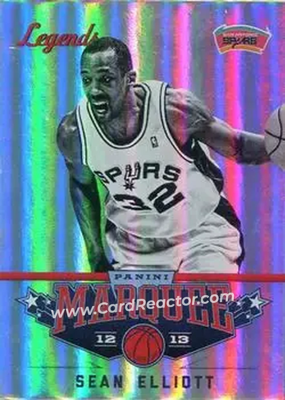 2012-13 Panini Marquee #129 - Sean Elliott - San Antonio Spurs - Front