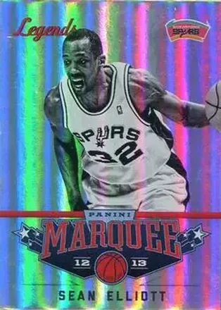 2012-13 Panini Marquee #129 - Sean Elliott - San Antonio Spurs