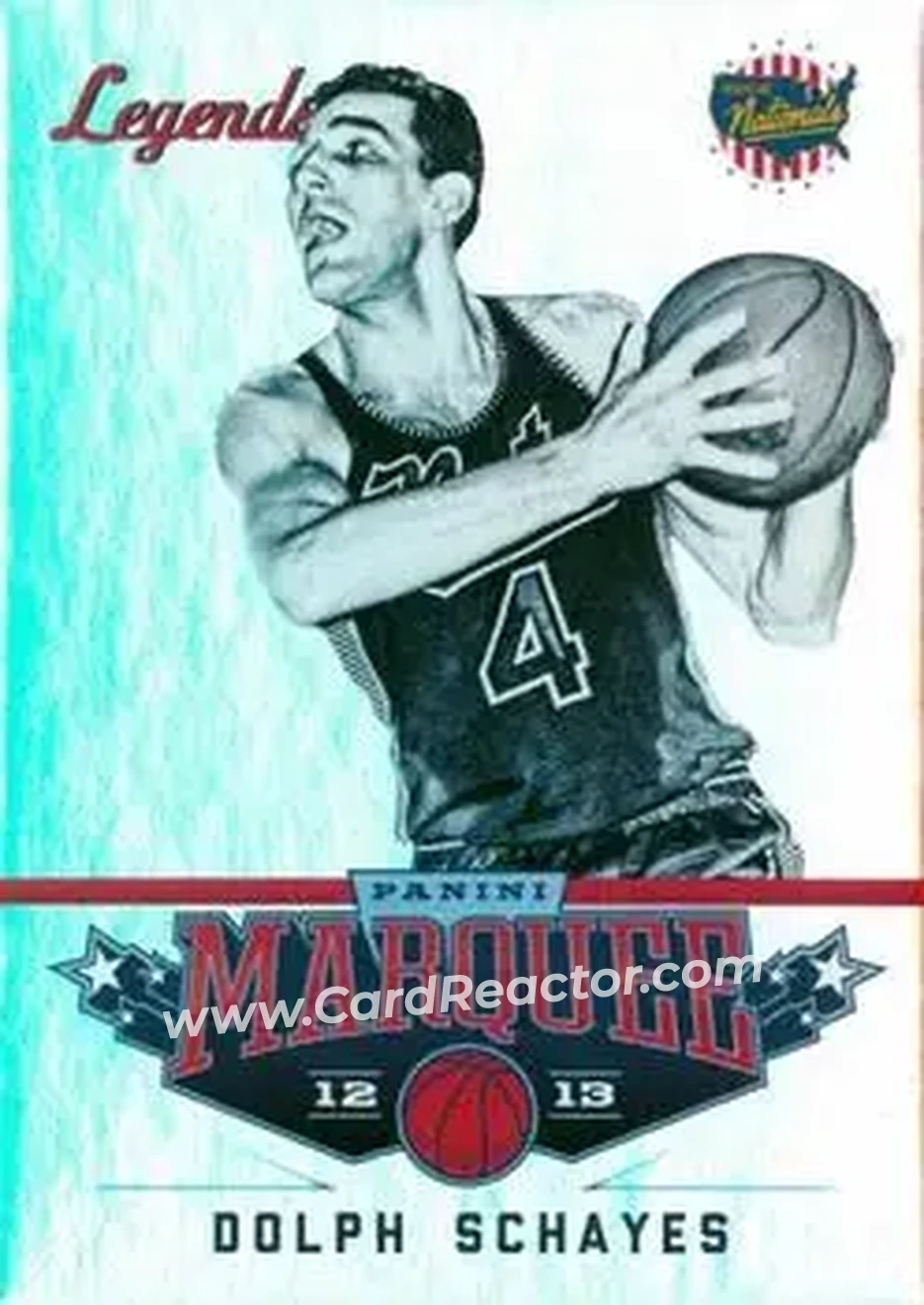 2012-13 Panini Marquee #131 - Dolph Schayes - Syracuse Nationals - Front 2012-13 Panini Marquee #131 - Dolph Schayes - Syracuse Nationals - Front