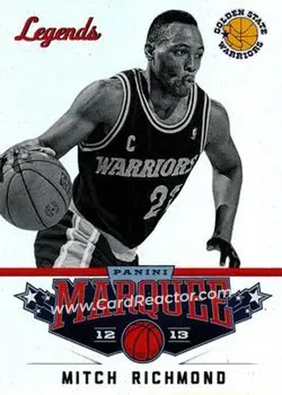 2012-13 Panini Marquee #138 - Mitch Richmond - Golden State Warriors - Front 2012-13 Panini Marquee #138 - Mitch Richmond - Golden State Warriors - Front
