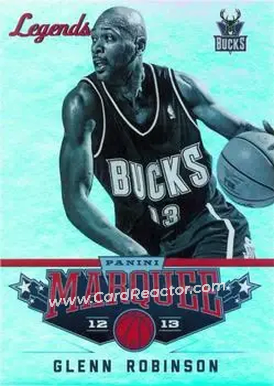 2012-13 Panini Marquee #141 - Glenn Robinson - Milwaukee Bucks - Front 2012-13 Panini Marquee #141 - Glenn Robinson - Milwaukee Bucks - Front