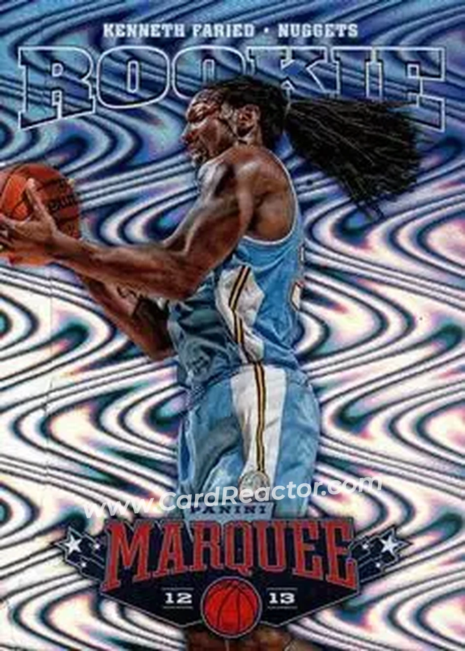 2012-13 Panini Marquee #165 - Kenneth Faried - Denver Nuggets - Front