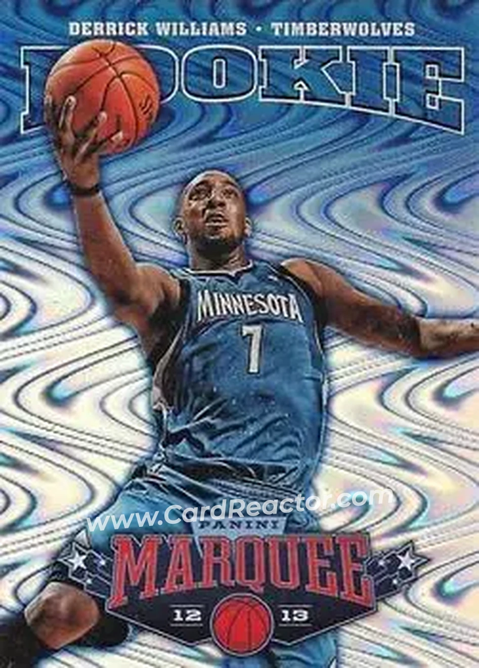 2012-13 Panini Marquee #169 - Derrick Williams - Minnesota Timberwolves - Front 2012-13 Panini Marquee #169 - Derrick Williams - Minnesota Timberwolves - Front