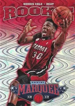2012-13 Panini Marquee #189 - Norris Cole - Miami Heat