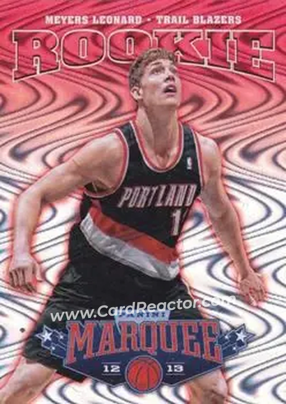 2012-13 Panini Marquee #192 - Meyers Leonard - Portland Trail Blazers - Front 2012-13 Panini Marquee #192 - Meyers Leonard - Portland Trail Blazers - Front
