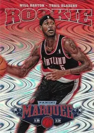 2012-13 Panini Marquee #222 - Will Barton - Portland Trail Blazers