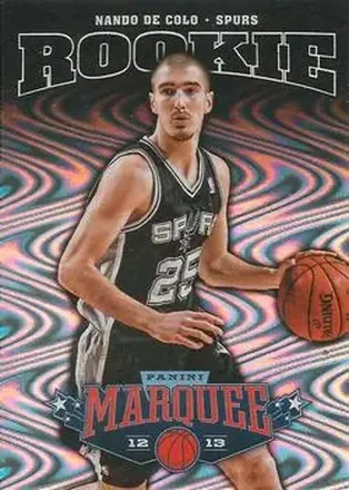 2012-13 Panini Marquee #211 - Nando De Colo - San Antonio Spurs 2012-13 Panini Marquee #211 - Nando De Colo - San Antonio Spurs
