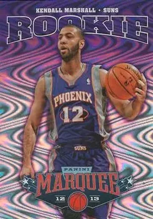 2012-13 Panini Marquee #218 - Kendall Marshall - Phoenix Suns