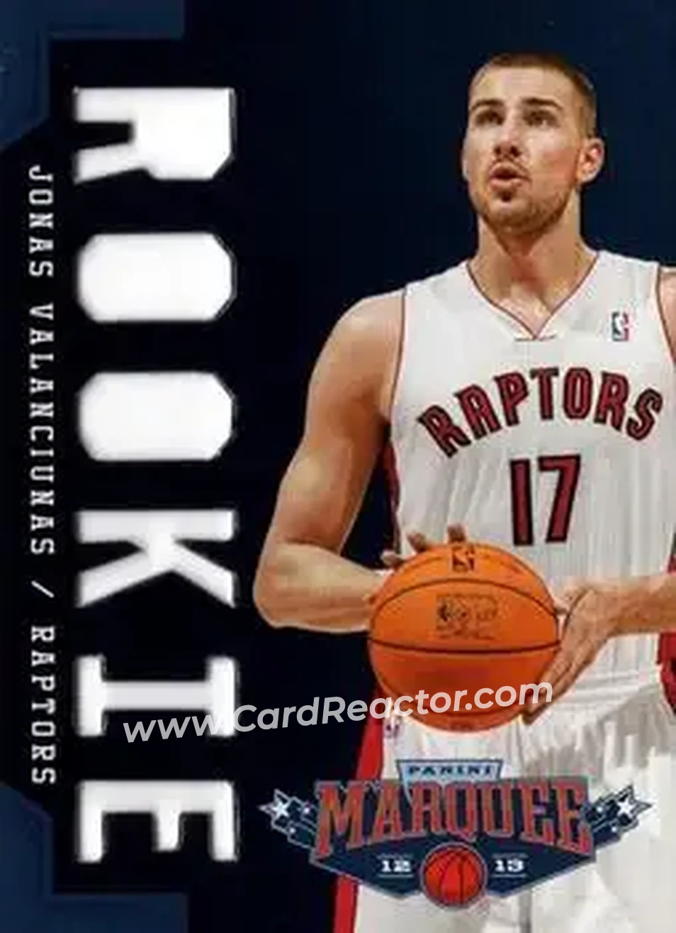 2012-13 Panini Marquee #318 - Jonas Valančiūnas - Toronto Raptors - Front 2012-13 Panini Marquee #318 - Jonas Valančiūnas - Toronto Raptors - Front