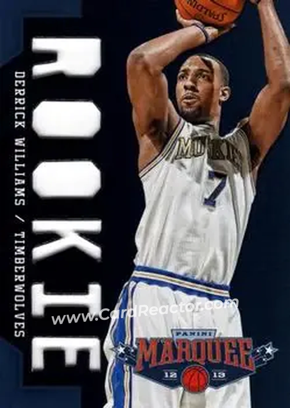 2012-13 Panini Marquee #329 - Derrick Williams - Minnesota Timberwolves - Front
