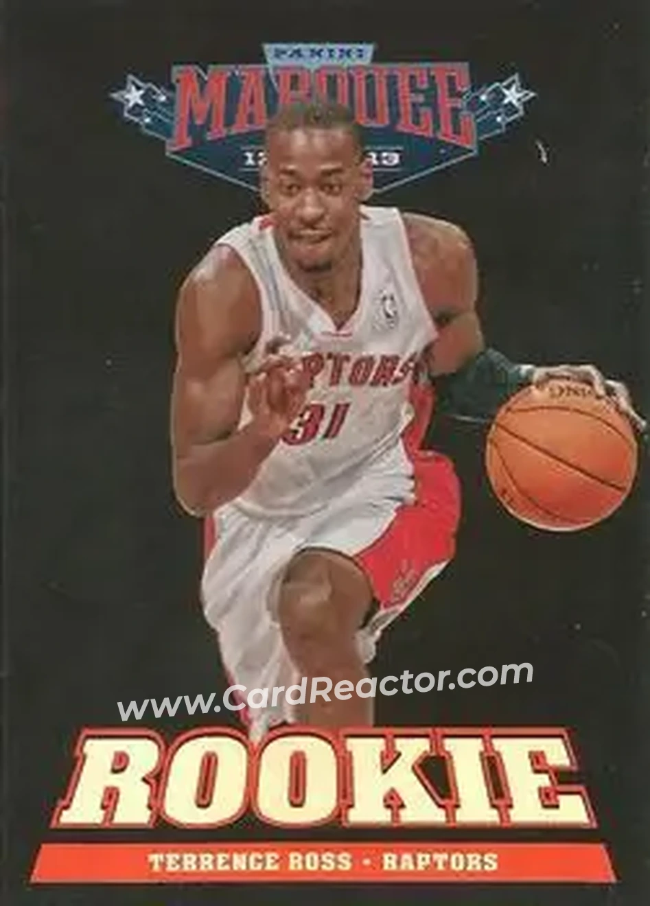 2012-13 Panini Marquee #258 - Terrence Ross - Toronto Raptors - Front 2012-13 Panini Marquee #258 - Terrence Ross - Toronto Raptors - Front