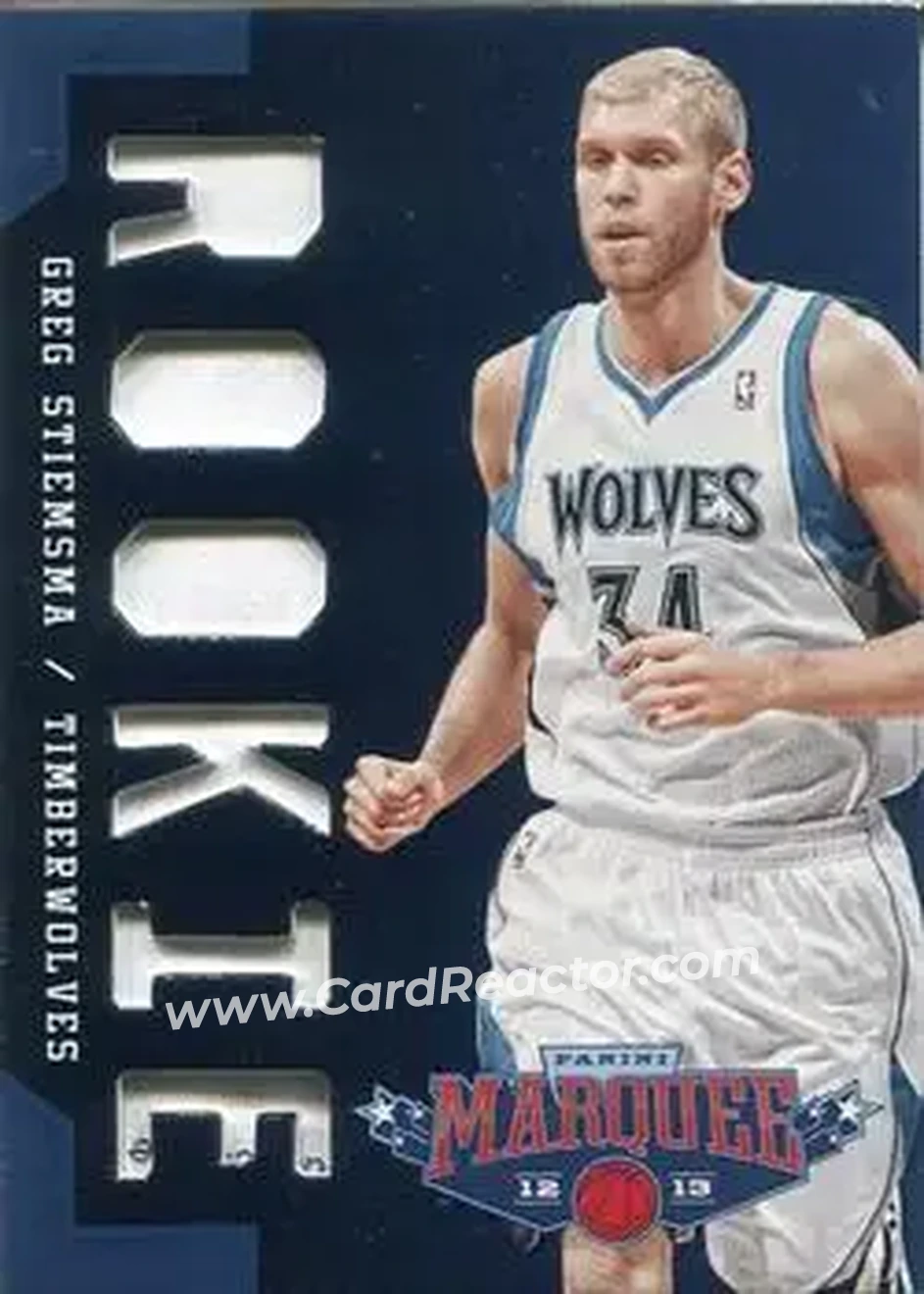 2012-13 Panini Marquee #367 - Greg Stiemsma - Minnesota Timberwolves - Front 2012-13 Panini Marquee #367 - Greg Stiemsma - Minnesota Timberwolves - Front