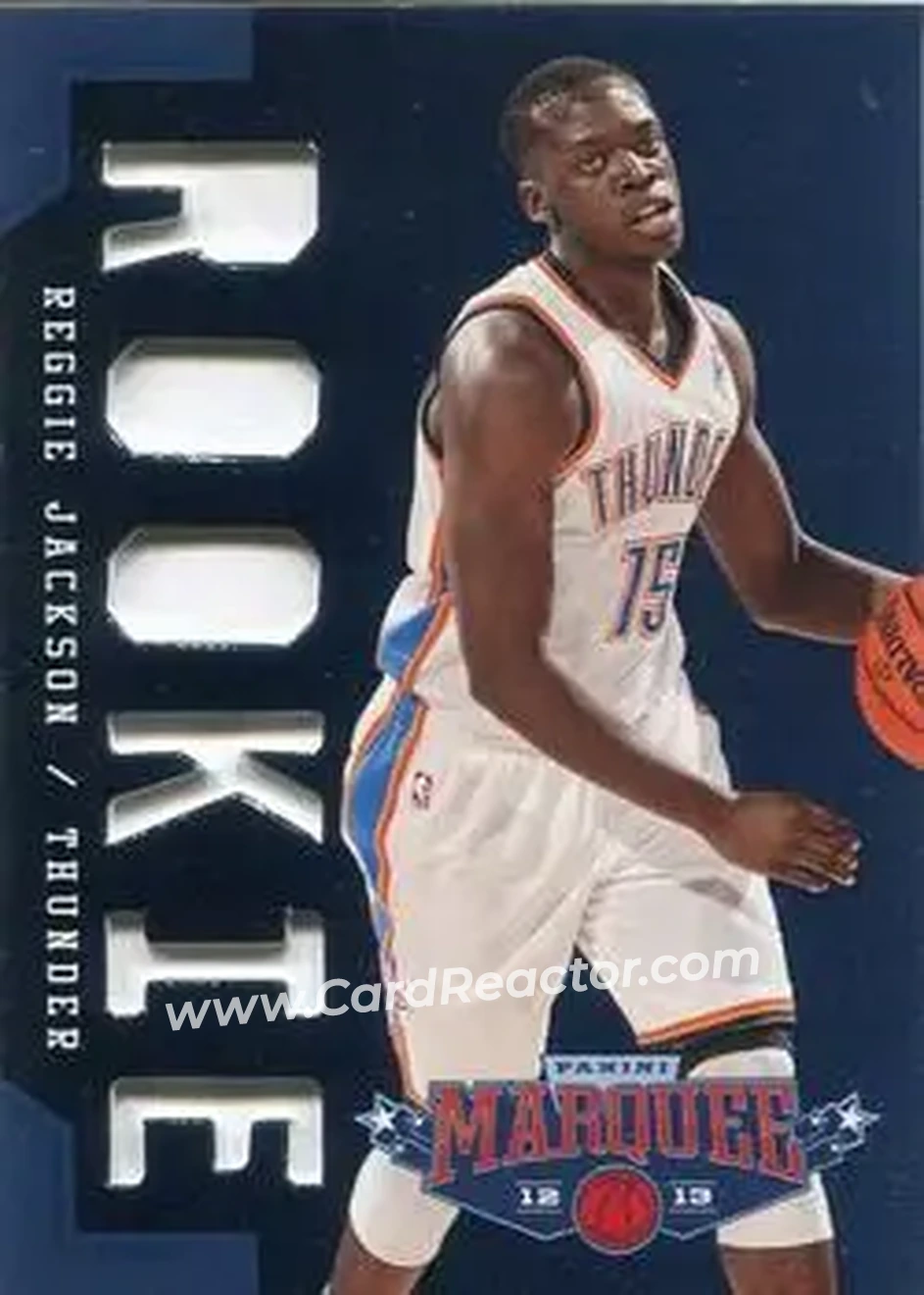 2012-13 Panini Marquee #368 - Reggie Jackson - Oklahoma City Thunder - Front 2012-13 Panini Marquee #368 - Reggie Jackson - Oklahoma City Thunder - Front
