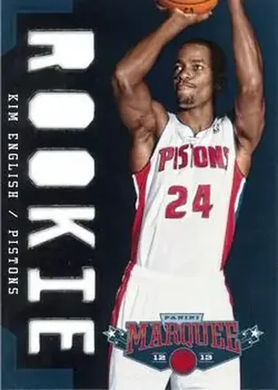 2012-13 Panini Marquee #373 - Kim English - Detroit Pistons