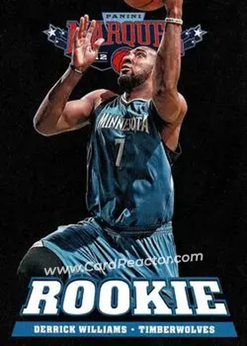 2012-13 Panini Marquee #249 - Derrick Williams - Minnesota Timberwolves - Front