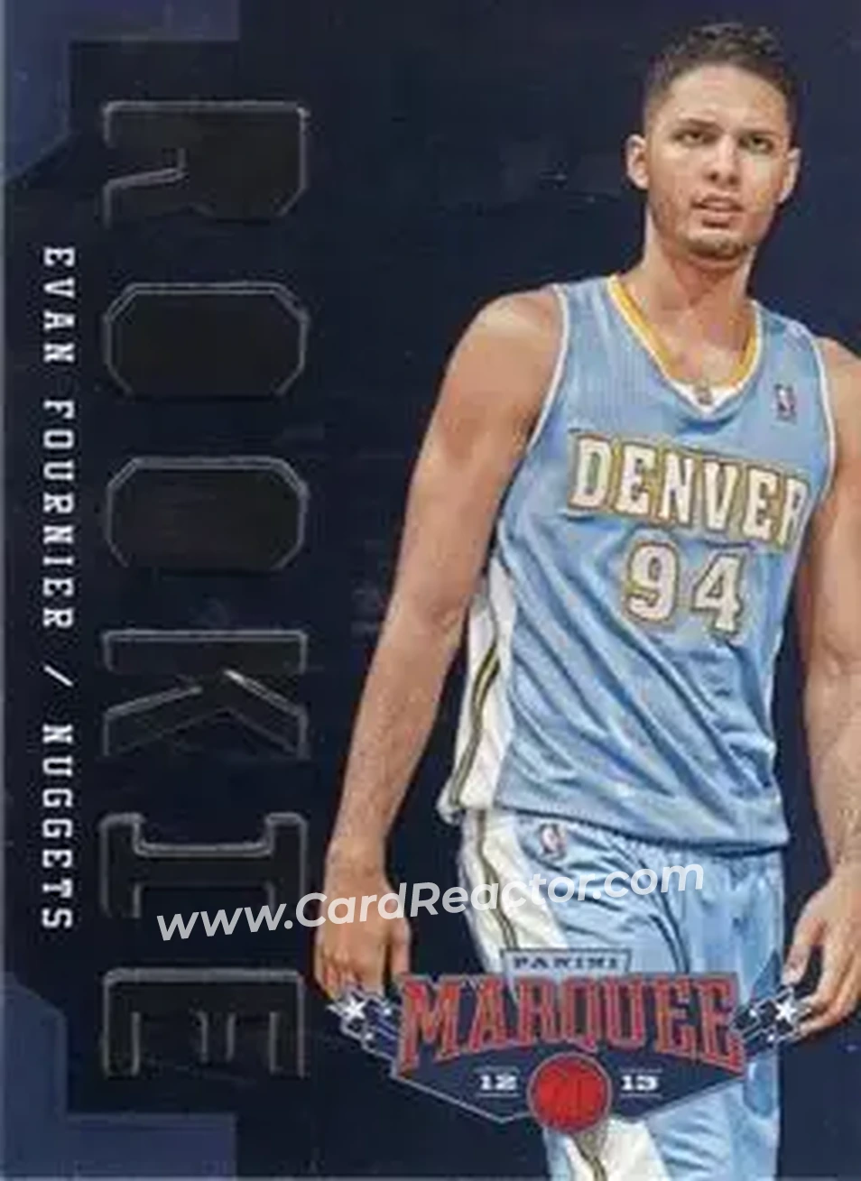 2012-13 Panini Marquee #355 - Evan Fournier - Denver Nuggets - Front