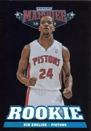 2012-13 Panini Marquee #293 - Kim English - Detroit Pistons