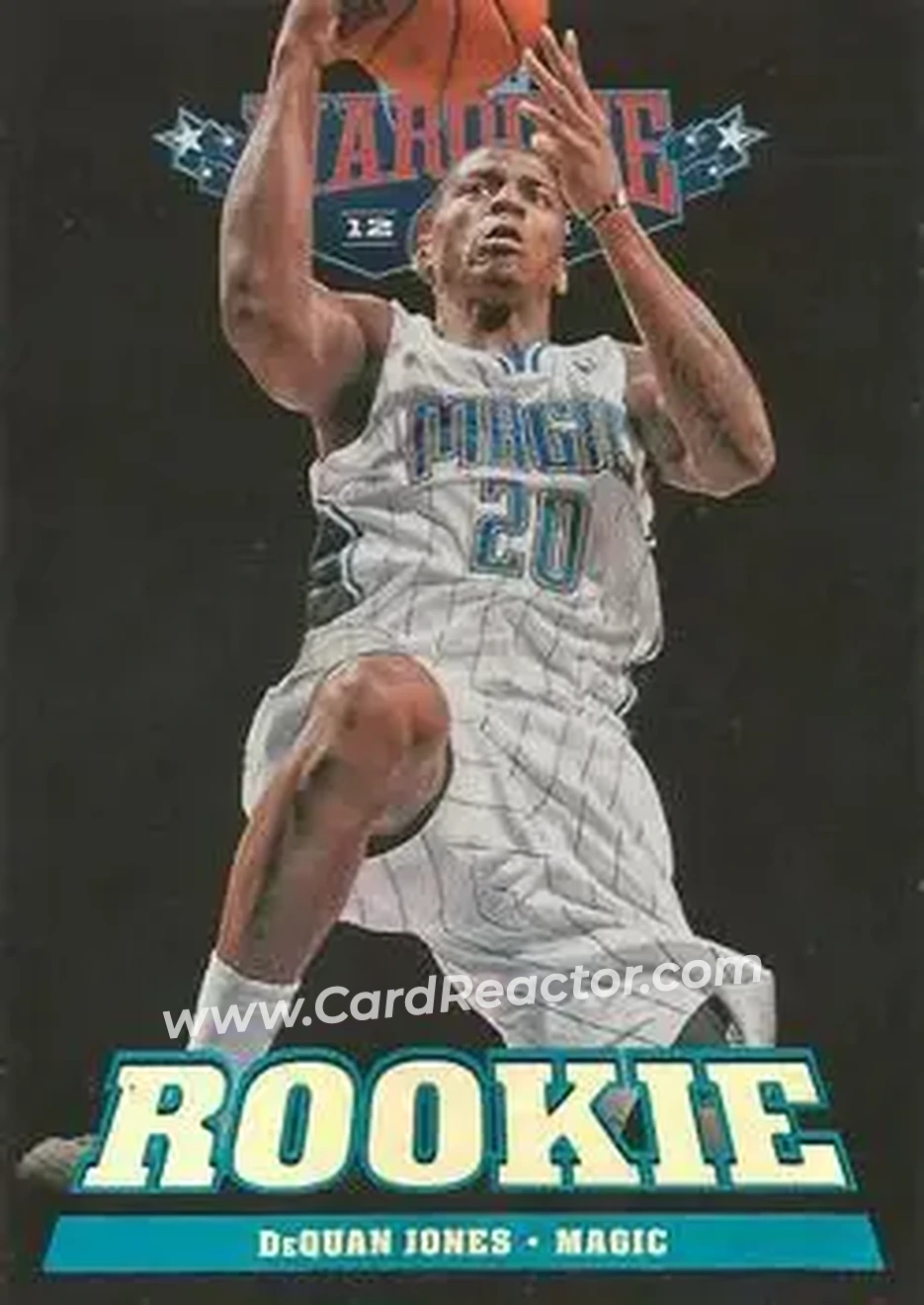 2012-13 Panini Marquee #294 - DeQuan Jones - Orlando Magic - Front 2012-13 Panini Marquee #294 - DeQuan Jones - Orlando Magic - Front