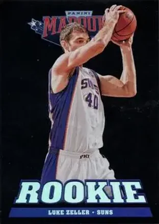 2012-13 Panini Marquee #296 - Luke Zeller - Phoenix Suns 2012-13 Panini Marquee #296 - Luke Zeller - Phoenix Suns