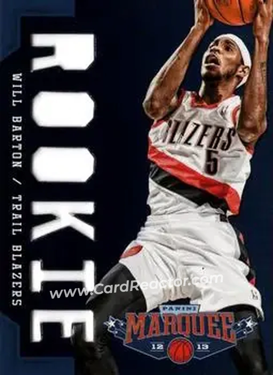 2012-13 Panini Marquee #382 - Will Barton - Portland Trail Blazers - Front