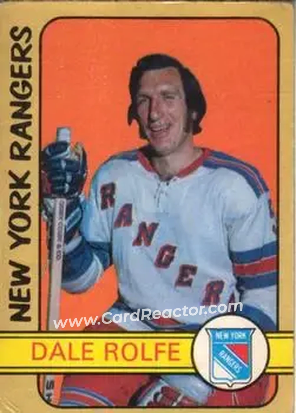 1972-73 O-Pee-Chee #271 - Dale Rolfe - New York Rangers - Front 1972-73 O-Pee-Chee #271 - Dale Rolfe - New York Rangers - Front