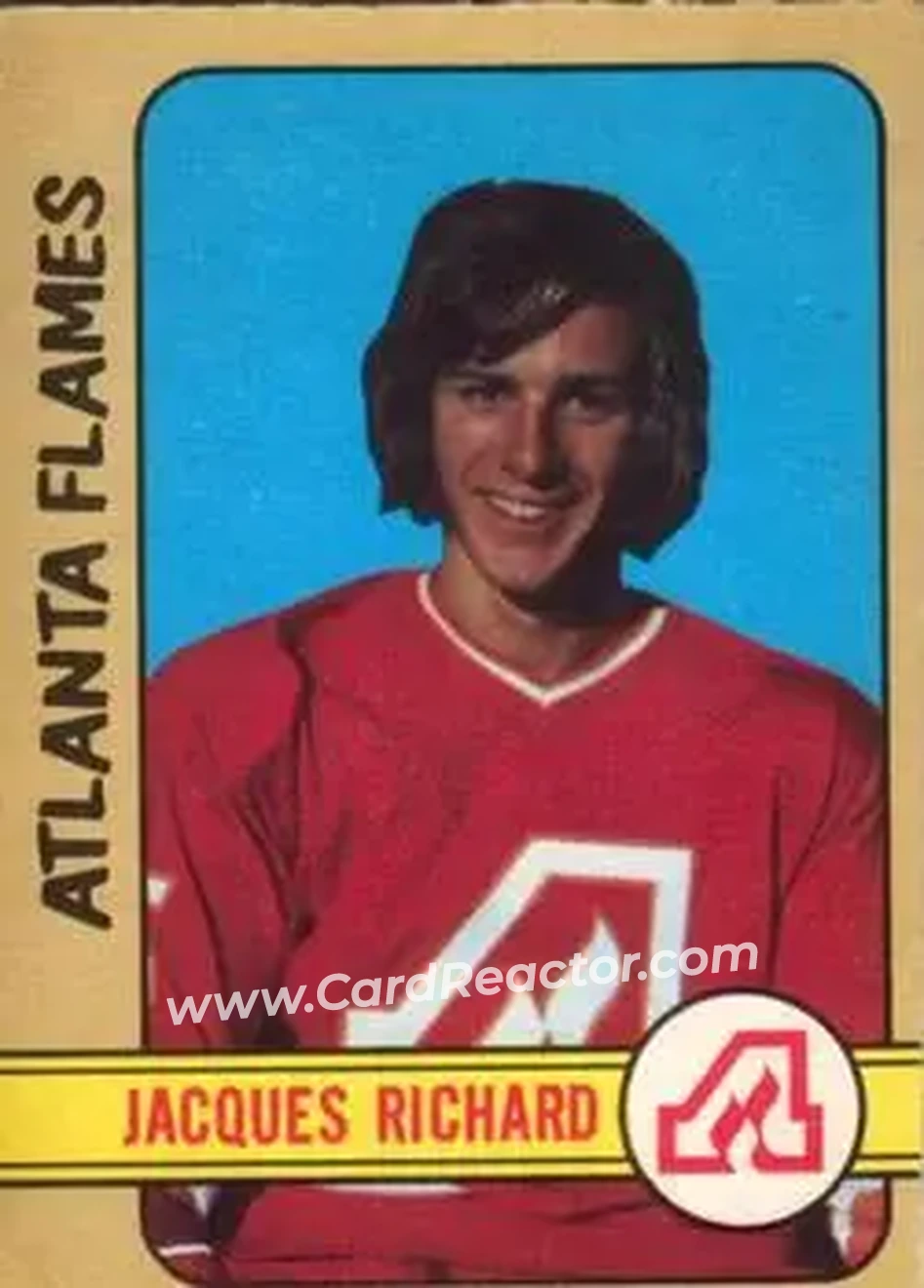 1972-73 O-Pee-Chee #279 - Jacques Richard - Atlanta Flames - Front