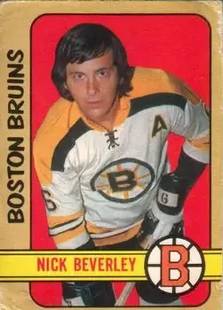 1972-73 O-Pee-Chee #281 - Nick Beverley - Boston Bruins