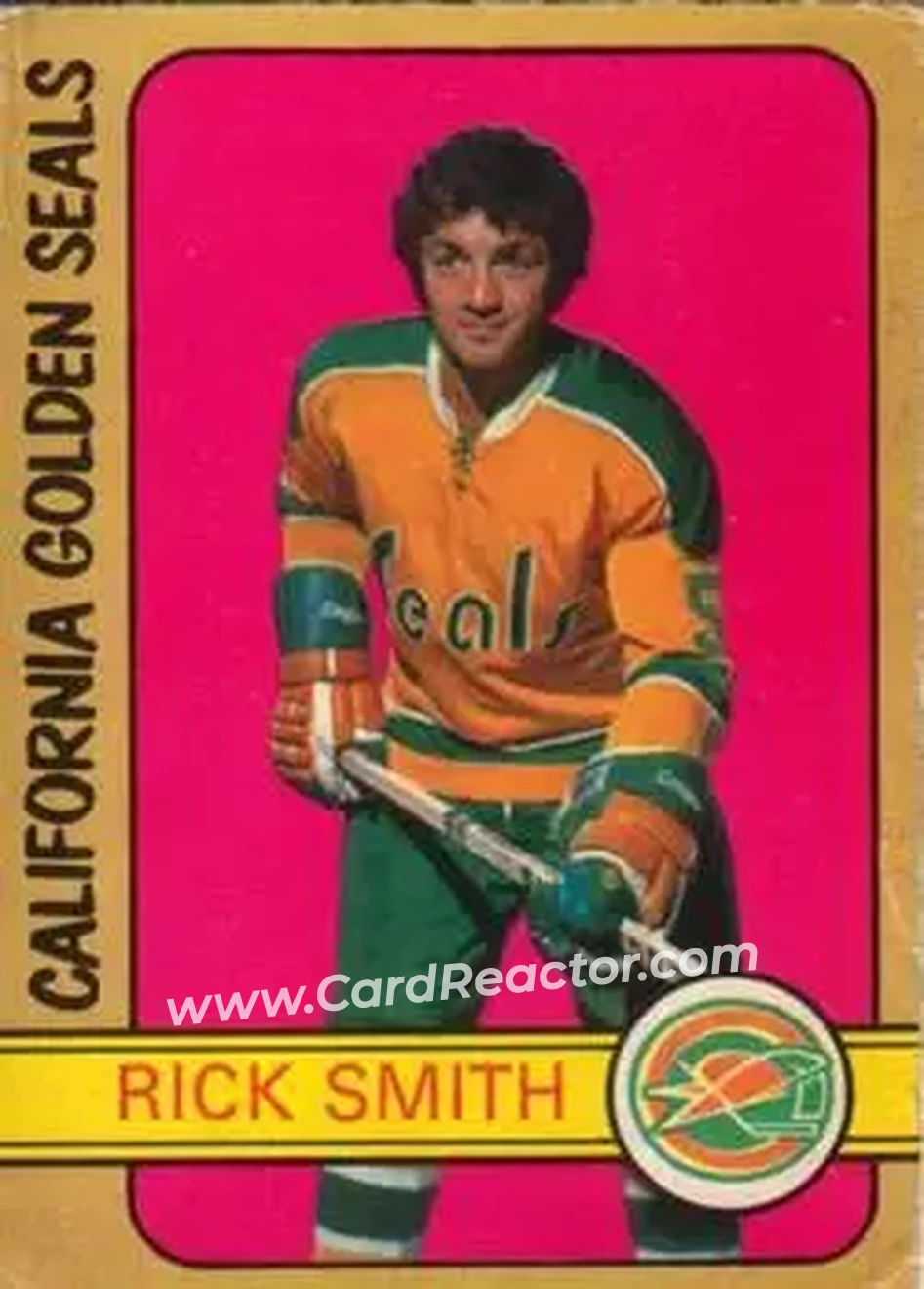1972-73 O-Pee-Chee #284 - Rick Smith - California Golden Seals - Front