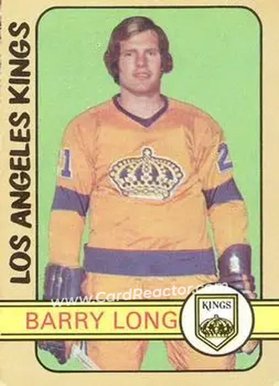 1972-73 O-Pee-Chee #288 - Barry Long - Los Angeles Kings - Front 1972-73 O-Pee-Chee #288 - Barry Long - Los Angeles Kings - Front