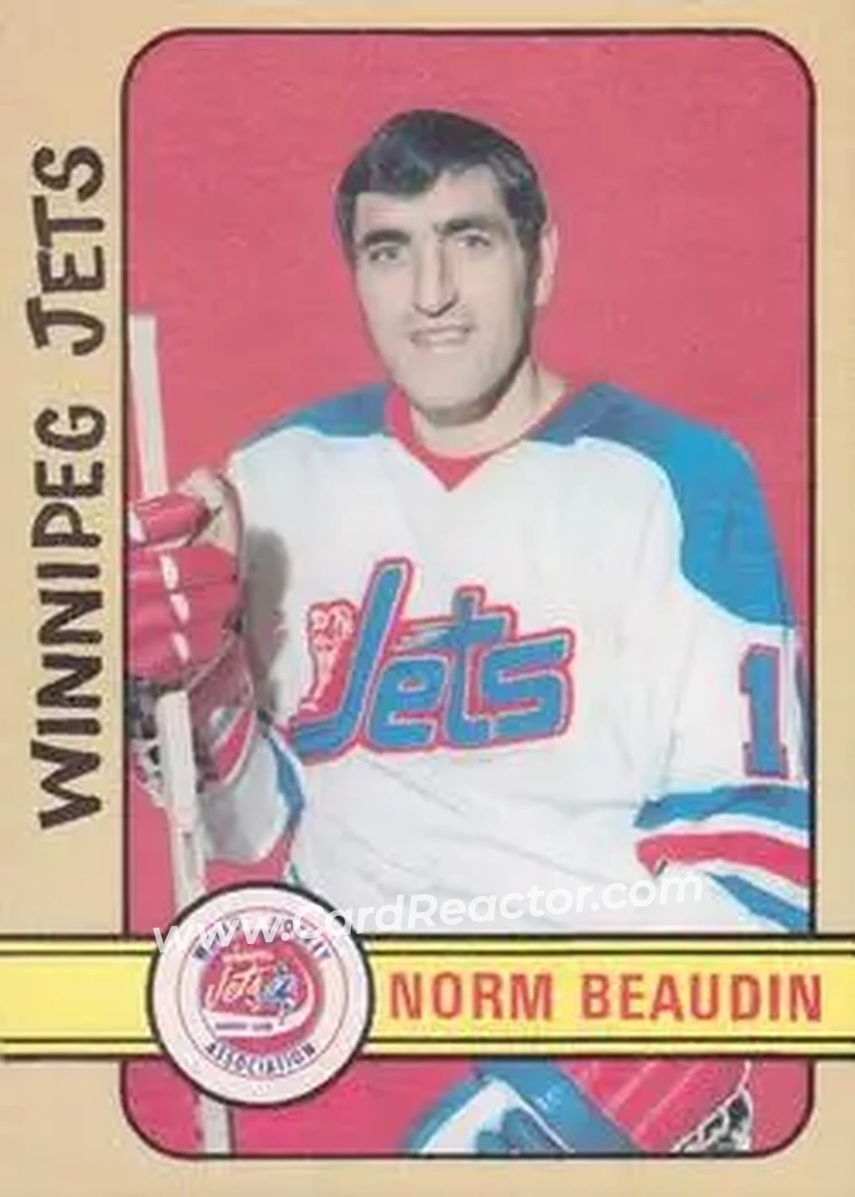 1972-73 O-Pee-Chee #290 - Norm Beaudin - Winnipeg Jets - Front 1972-73 O-Pee-Chee #290 - Norm Beaudin - Winnipeg Jets - Front