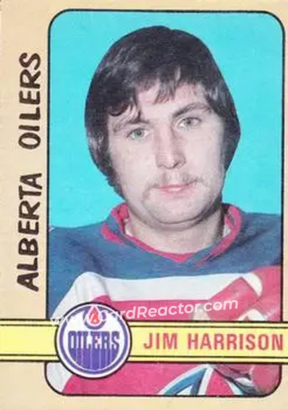 1972-73 O-Pee-Chee #292 - Jim Harrison - Alberta Oilers - Front