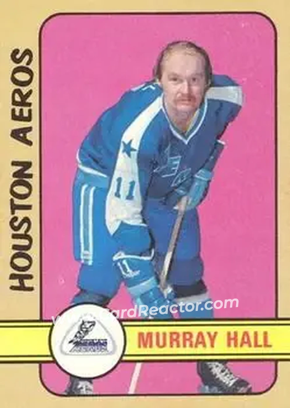 1972-73 O-Pee-Chee #294 - Murray Hall - Houston Aeros - Front