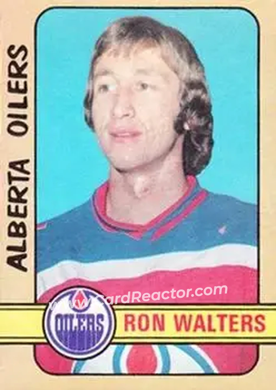 1972-73 O-Pee-Chee #301 - Ron Walters - Alberta Oilers - Front