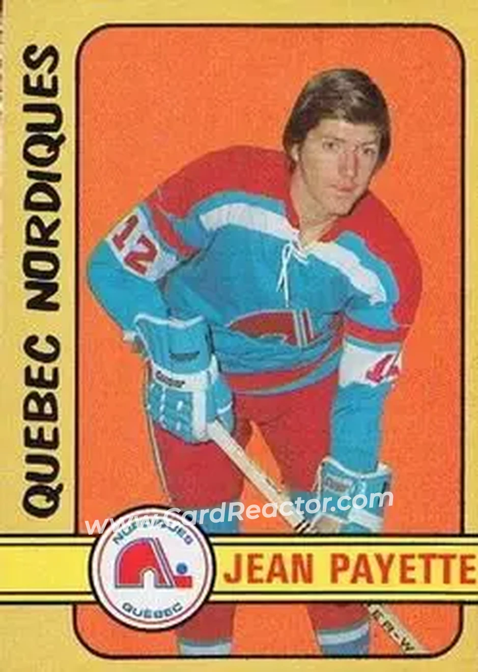1972-73 O-Pee-Chee #311 - Jean Payette - Quebec Nordiques - Front 1972-73 O-Pee-Chee #311 - Jean Payette - Quebec Nordiques - Front