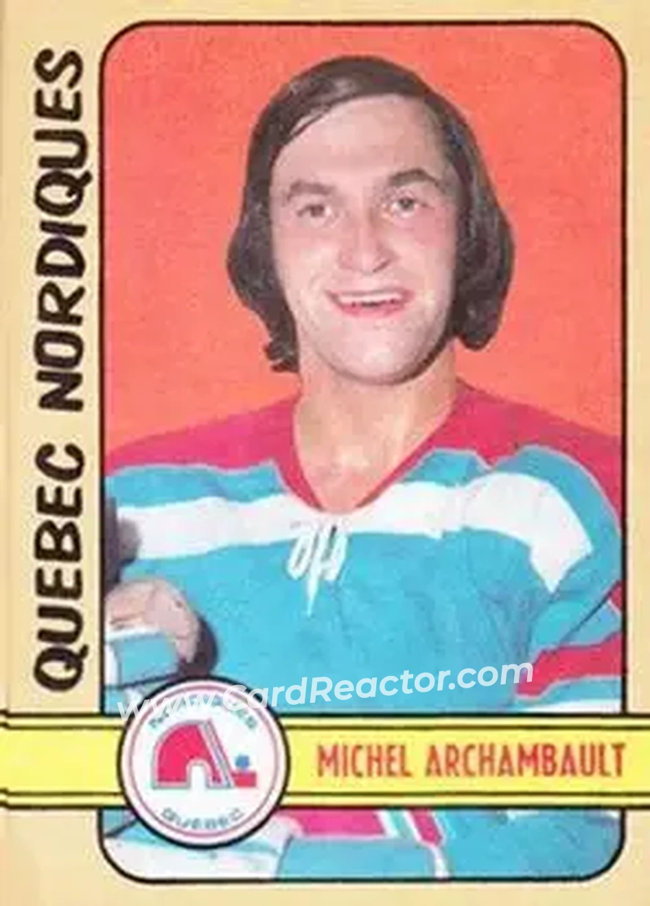 1972-73 O-Pee-Chee #320 - Michel Archambault - Quebec Nordiques - Front 1972-73 O-Pee-Chee #320 - Michel Archambault - Quebec Nordiques - Front