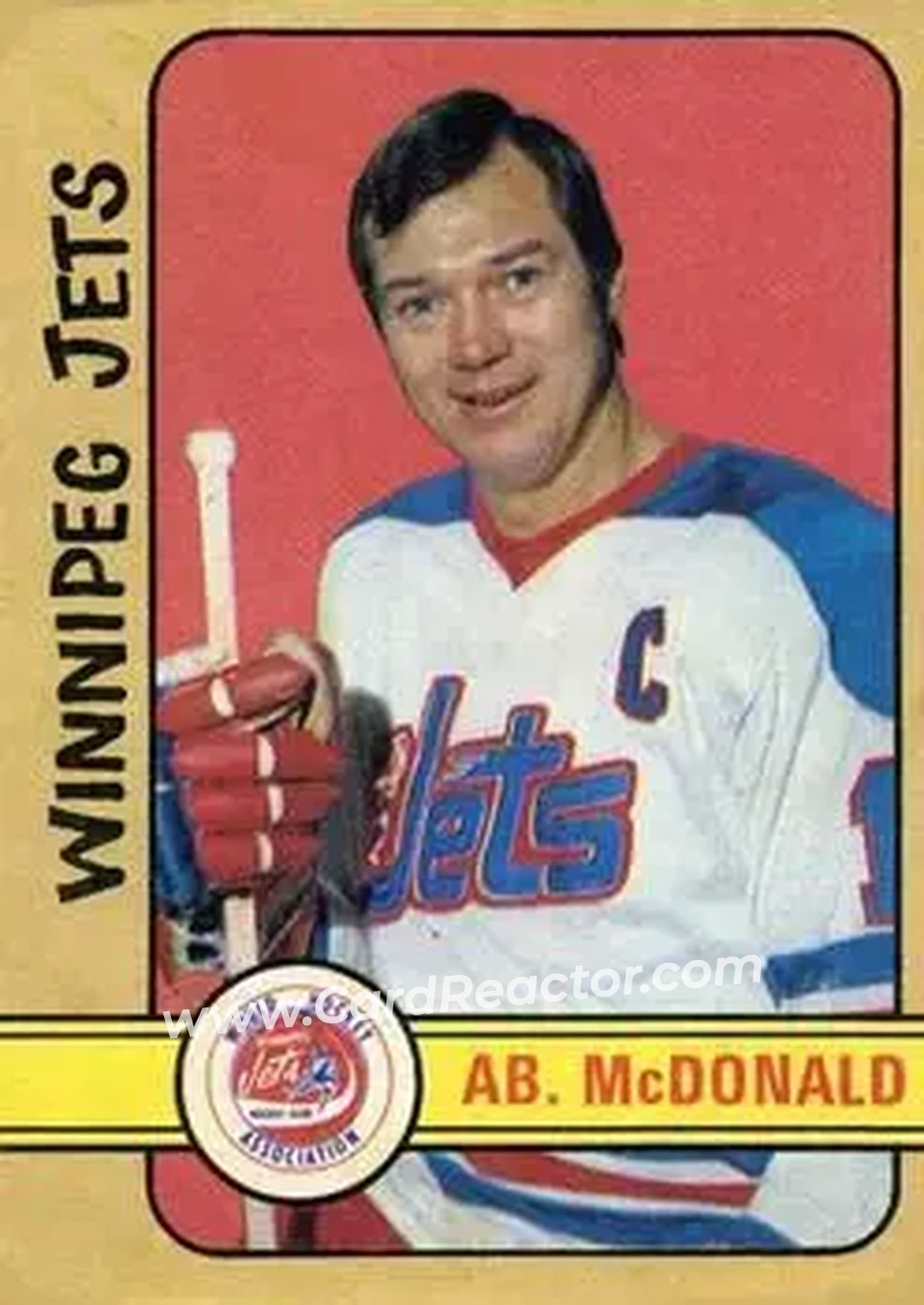 1972-73 O-Pee-Chee #321 - Ab McDonald - Winnipeg Jets - Front