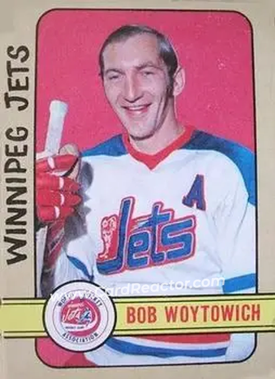 1972-73 O-Pee-Chee #325 - Bob Woytowich - Winnipeg Jets - Front