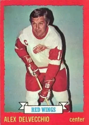 1973-74 O-Pee-Chee #1 - Alex Delvecchio - Detroit Red Wings
